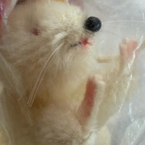 Vintage Steiff Pieps mouse new in Bag from Germany - Picture 3 of 8